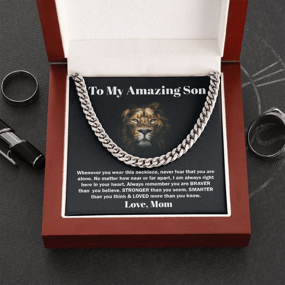 [Almost Sold Out] To My Amazing Son - Cuban Link Chain
