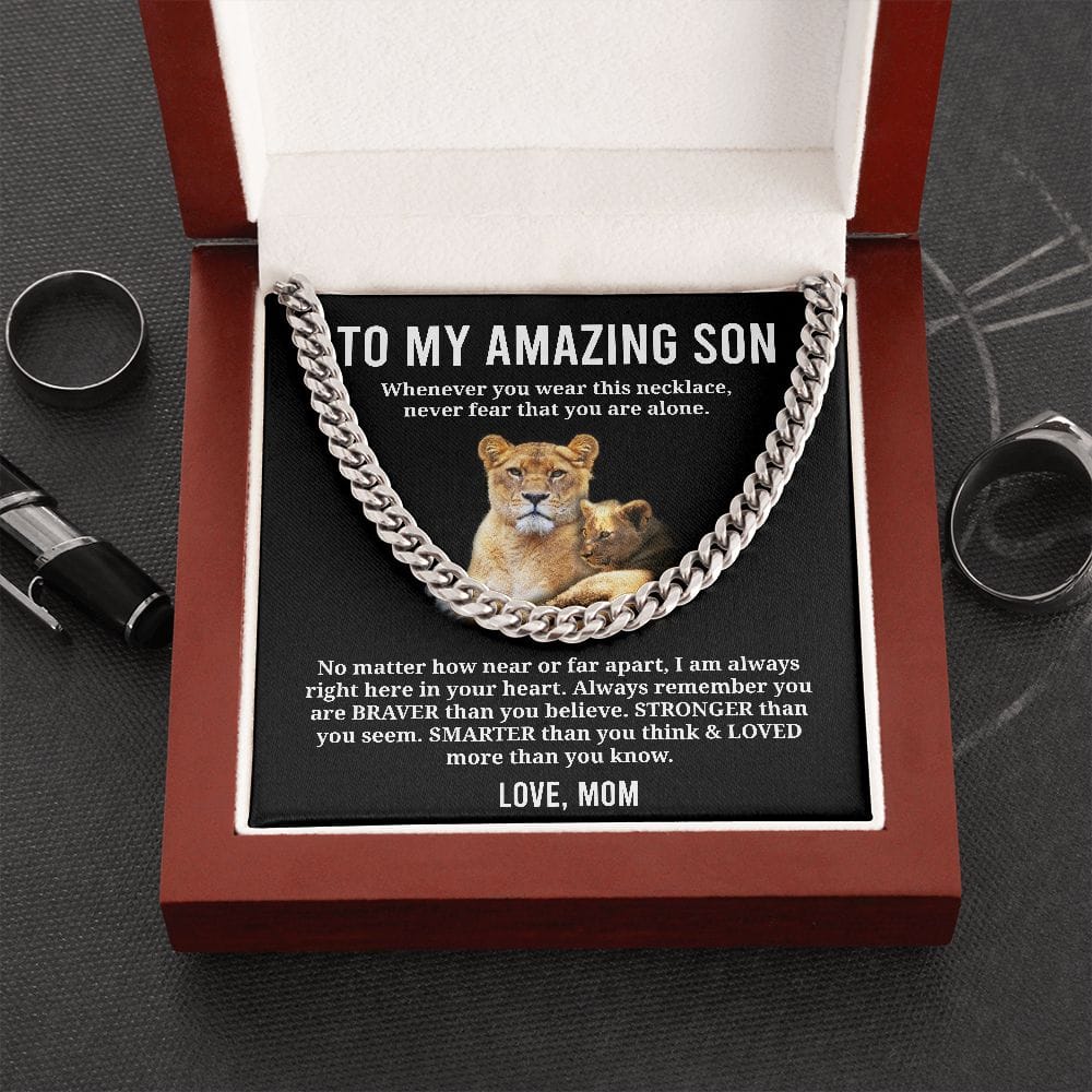 [Almost Sold Out] To My Amazing Son - Cuban Link Chain