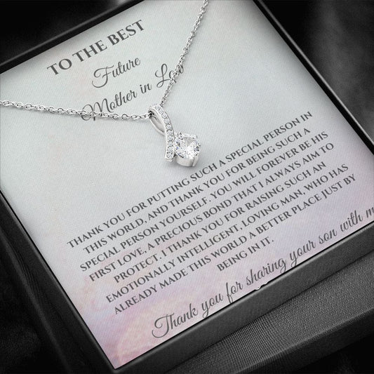 To The Best Future Mom In Law - Alluring Beauty Necklace
