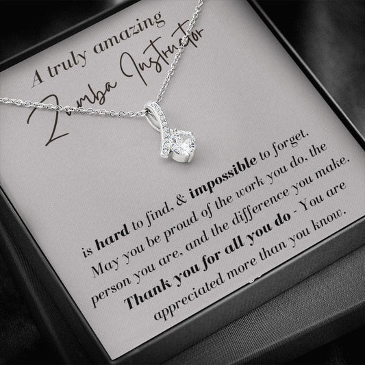 A Truly Amazing Zumba Instructor - Alluring Beauty Necklace