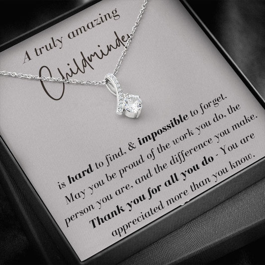 A Truly Amazing Childminder - Alluring Beauty Necklace