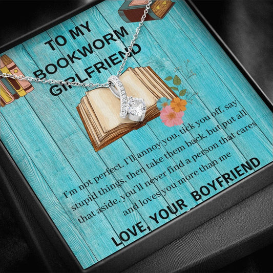 To My Bookworm Girlfriend - Alluring Beauty Necklace
