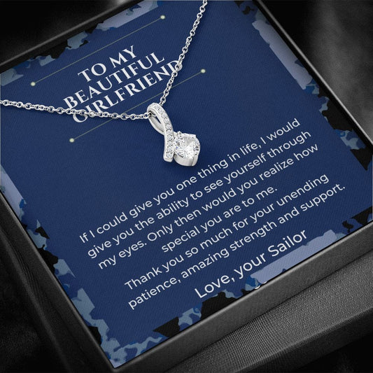 To My Beautiful Girlfriend - If I Could - Alluring Beauty Necklace
