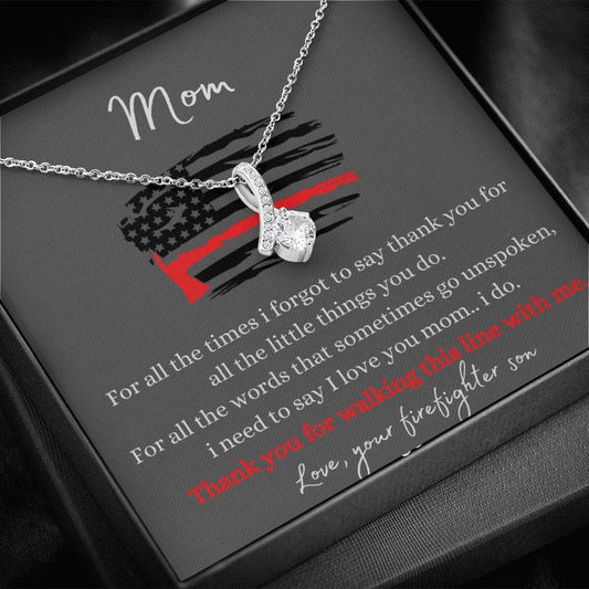 Thank You For Walking This Line With Me - Alluring Beauty Necklace