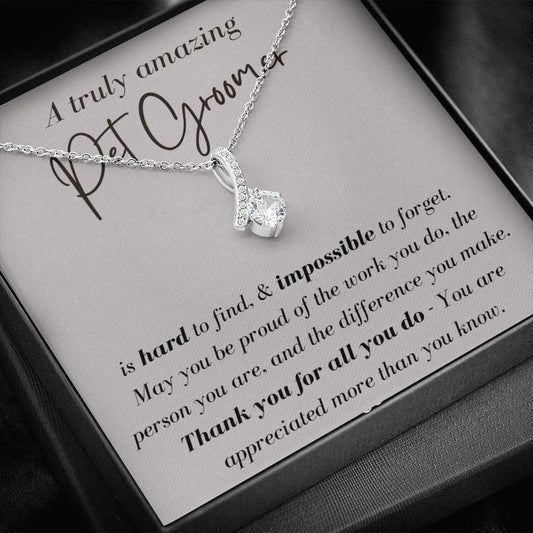 A Truly Amazing Pet Groomer - Alluring Beauty Necklace