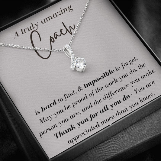 A Truly Amazing Coach - Alluring Beauty Necklace