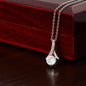 To My Beautiful Navy Girlfriend - Alluring Beauty Necklace