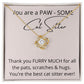 You Are A PAW SOME Cat Sitter - Love Knot Necklace