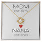Mom - Nana - Interlocking Hearts Necklace