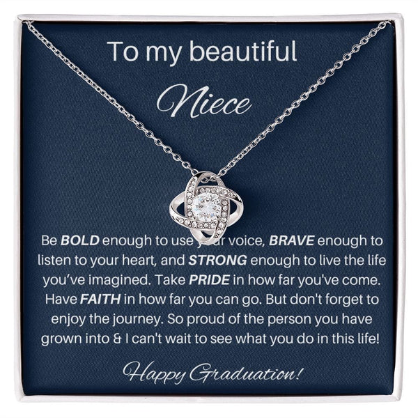 To my new arrivals niece necklace
