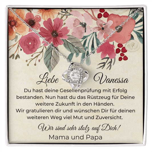 Zur Gesellenprüfung - Love Knot Necklace