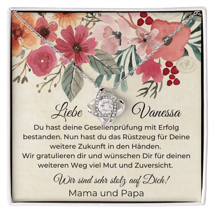 Zur Gesellenprüfung - Love Knot Necklace