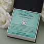 To My Beautiful Mom On My Wedding Day - Love Knot Necklace