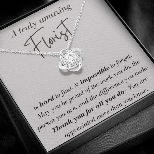 A Truly Amazing Florist - Love Knot Necklace