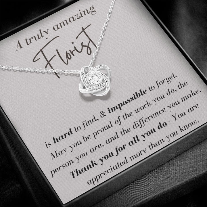A Truly Amazing Florist - Love Knot Necklace