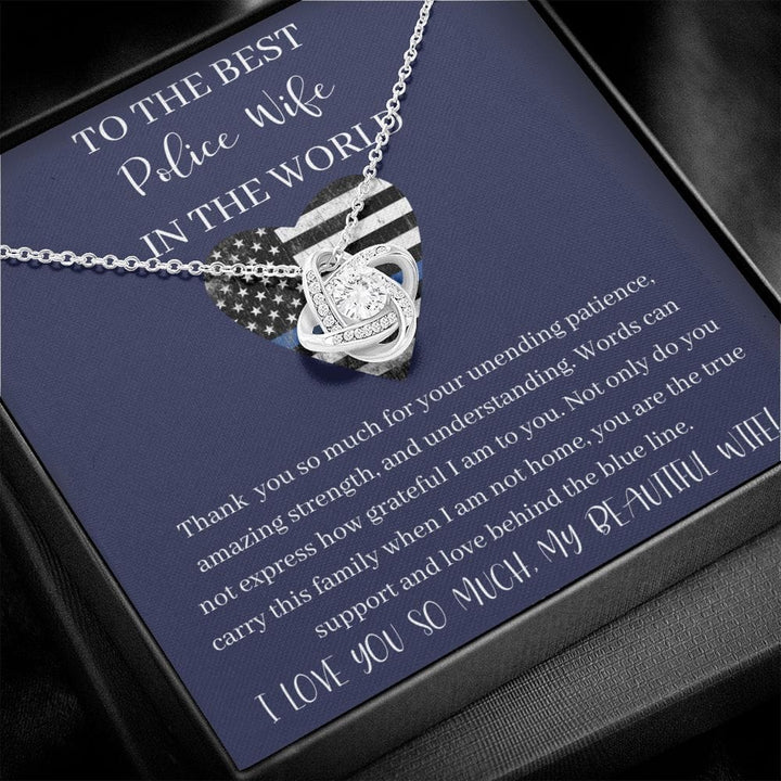 Police necklace for wife top