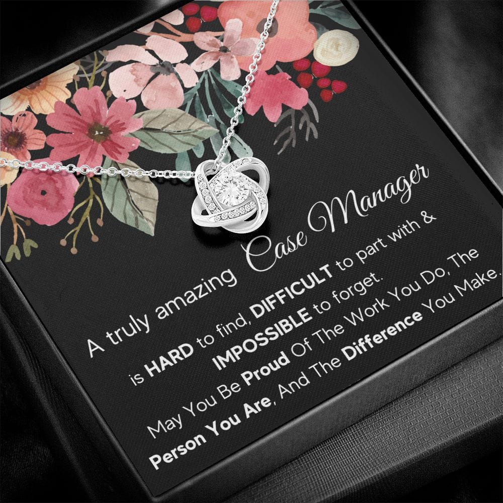 A Truly Amazing Case Manager - Love Knot Necklace – Our Special Moments