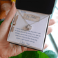 To My Big Sister - I Never Told You - Love Knot Necklace