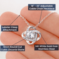 You Are Unbreakable - Great Warrior - Love Knot Necklace