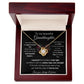 To My Beautiful Granddaughter - Always Keep Me In Your Heart - Love Knot Necklace
