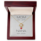 Mom - Nana - Interlocking Hearts Necklace