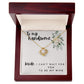 To My Handsome Bride - Love Knot Necklace