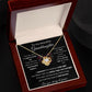 To My Beautiful Granddaughter - Always Keep Me In Your Heart - Love Knot Necklace