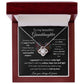 To My Beautiful Granddaughter - Always Keep Me In Your Heart - Love Knot Necklace