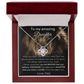 To My Amazing Daughter From Dad - When You Wear This Necklace - Love Knot Necklace