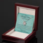 To My Beautiful Mom On My Wedding Day - Love Knot Necklace