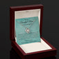 To My Beautiful Mom On My Wedding Day - Love Knot Necklace