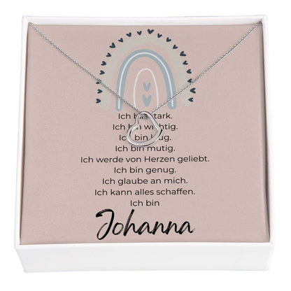 Ich Bin Rose - Delicate Heart Necklace