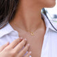 An Mein Patenkind - Vergiss Nie - Delicate Heart Necklace