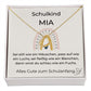 Schulkind Personalisierbar 1 - Delicate Heart Necklace