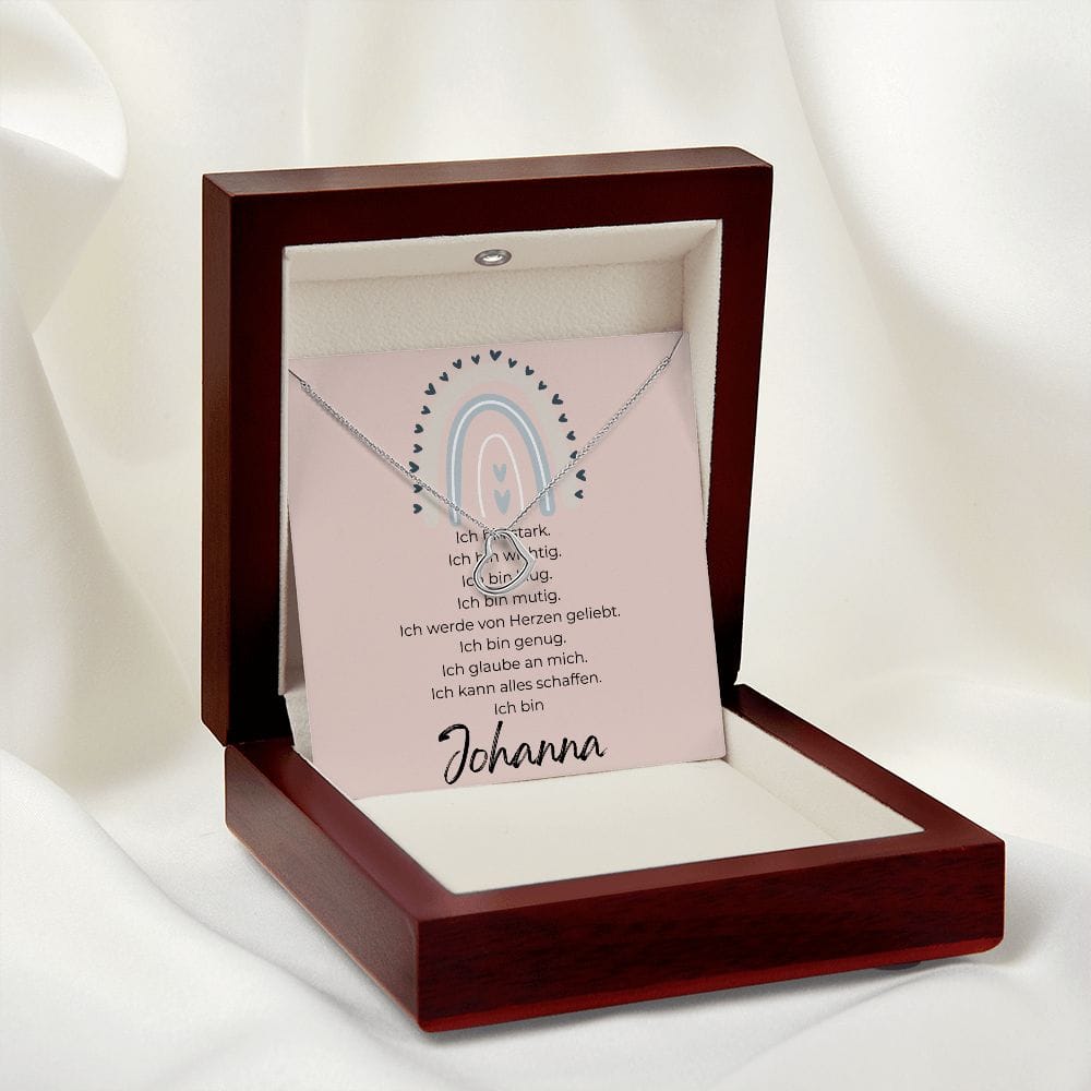 Ich Bin Rose - Delicate Heart Necklace