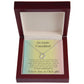 An Mein Patenkind - Vergiss Nie - Delicate Heart Necklace
