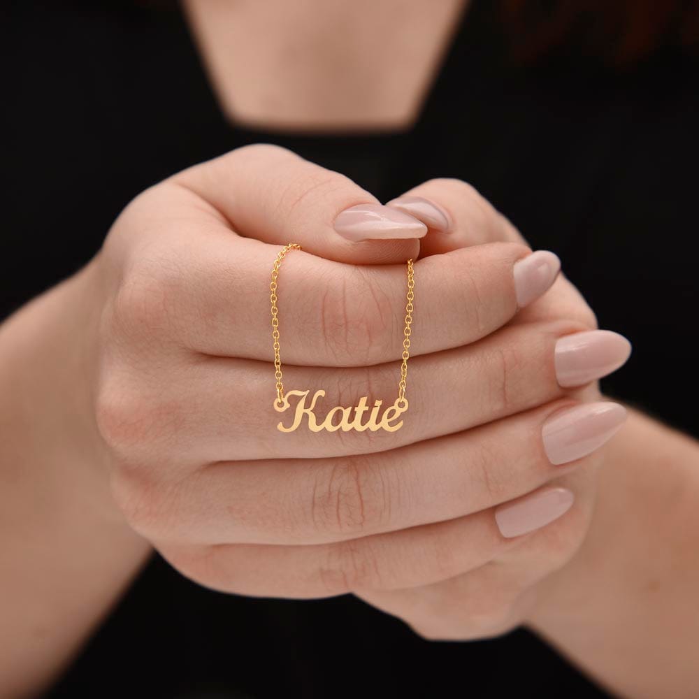 To My Daughter - If I Was Left With Two Breath - Personalized Name Necklace