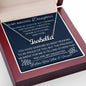 [Just For Limited Time] To My Amazing Daughter - I Closed My Eyes - Personalized Name Necklace