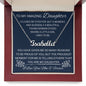 [On Sale For Limited Time Only] To My Amazing Daughter - I Closed My Eyes - Personalized Name Necklace