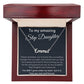 To My Amazing Step Daughter - I Love You - Personalized Name Necklace