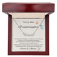 To My Dear Granddaughter - Someday - Personalized Name Necklace