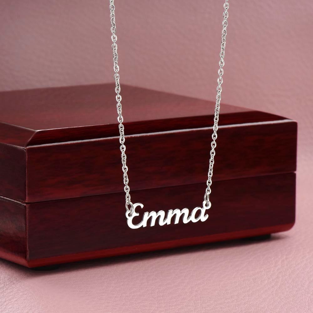 To My Dear Granddaughter - Someday - Personalized Name Necklace