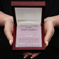To My Bonus Daughter - You May Not Be Flesh Of My Flesh - Personalized Name Necklace