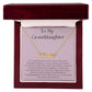 To My Granddaughter - It's A Special Bond - Personalized Name Necklace