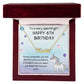 Happy 6th Birthday - Personalized Name Necklace