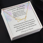 To My Beautiful Granddaughter On Your 15th Birthday - Signature Style Name Necklace