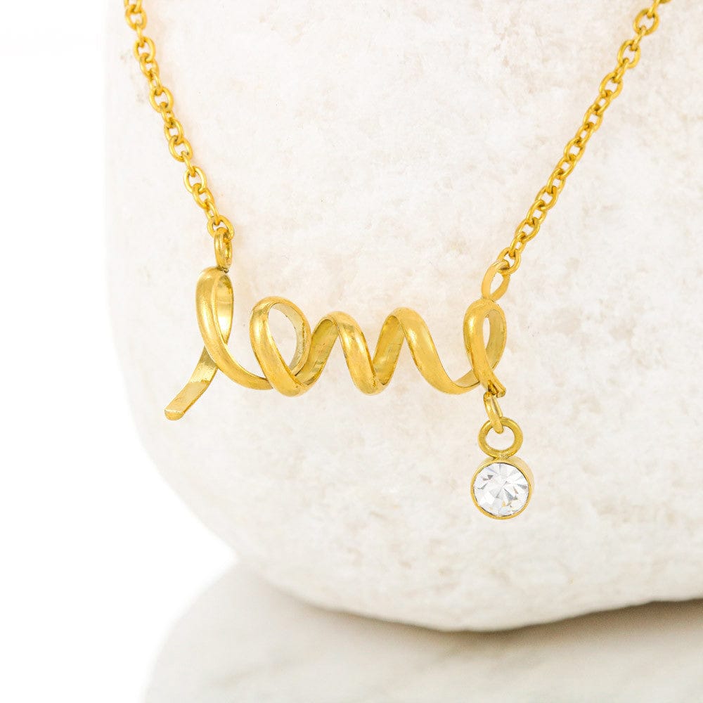 Herzlichen Glückwunsch - Scripted Love Necklace