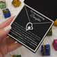 To My Amazing Daughter - When You Wear This Necklace - Forever Love Necklace