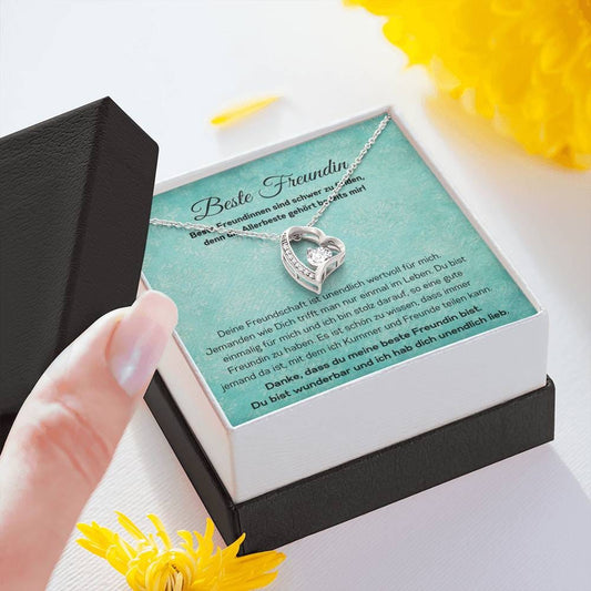Beste Freundin - Deine Freundschaft - Forever Love Necklace