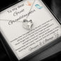 To My Dear Great Granddaughter- Forever & Always - Forever Love Necklace